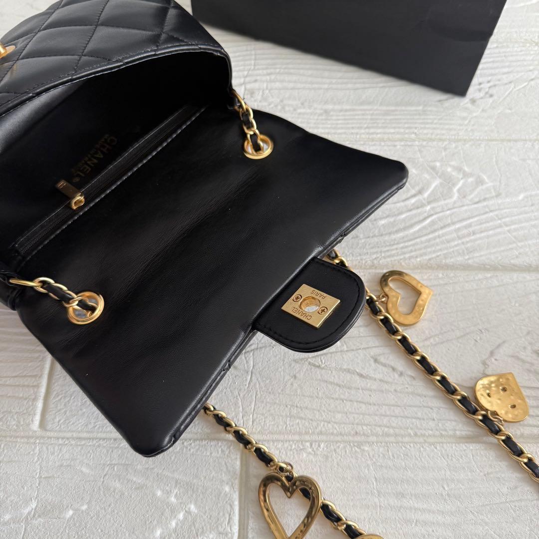 CHANEL シャネル　ハートチェーンバッグ　ノベルティ