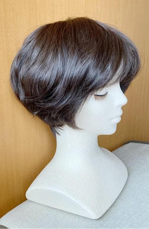 ミント　リネアストリア「天使のカジュアルショート」ダークブラウンM