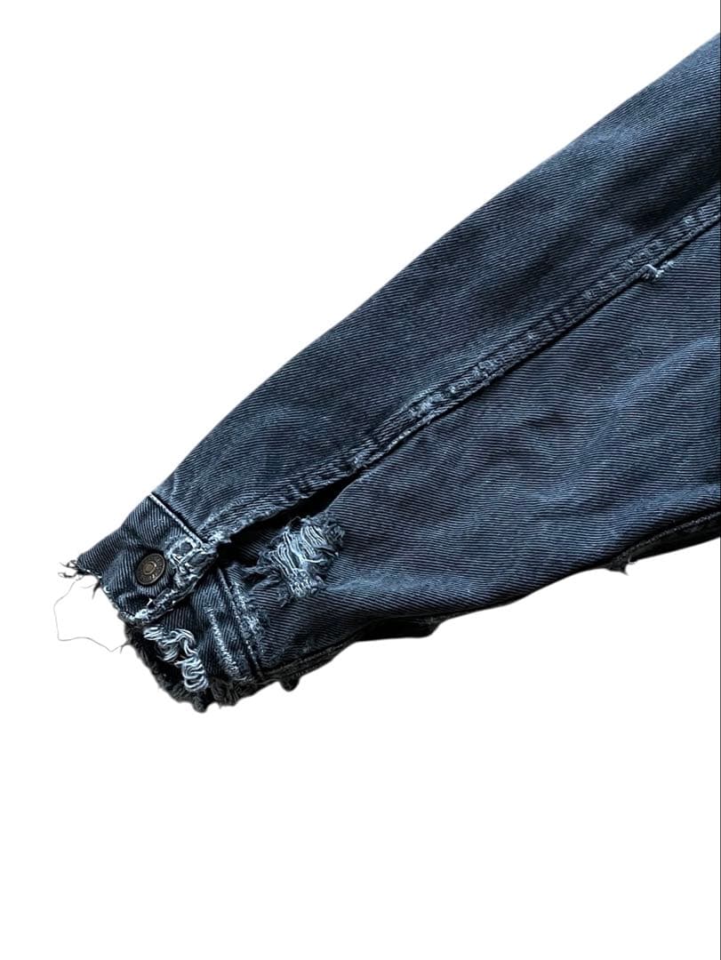 vintage us製LEVI'Sリーバイス裏ボアトラッカージャケット黒S