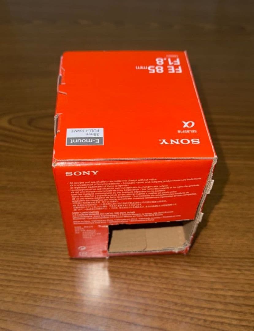 SONY FE 85mm F1.8 レンズ 本体