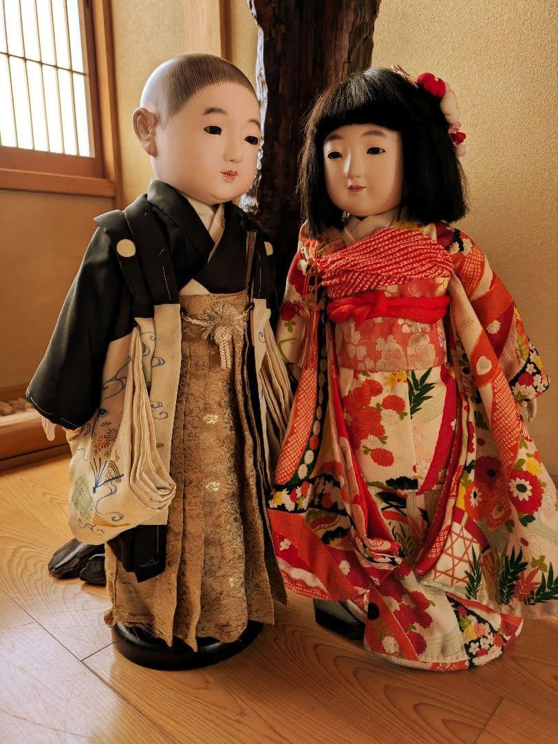 【専用】15号 戦前　戦中結納　 市松人形着物　丸平　大木平蔵　ビスクドール