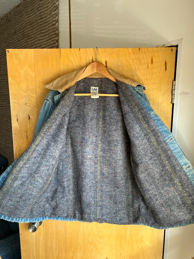 80s Lee 81-LJ デニム カバーオール ブランケット付 アメリカ製