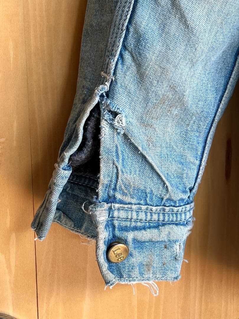 80s Lee 81-LJ デニム カバーオール ブランケット付 アメリカ製