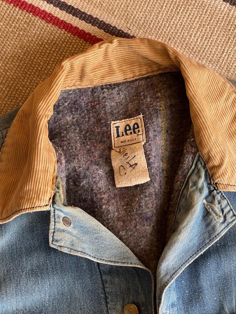 80s Lee 81-LJ デニム カバーオール ブランケット付 アメリカ製