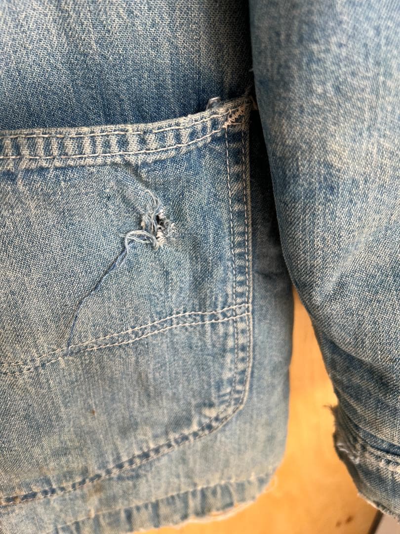 80s Lee 81-LJ デニム カバーオール ブランケット付 アメリカ製