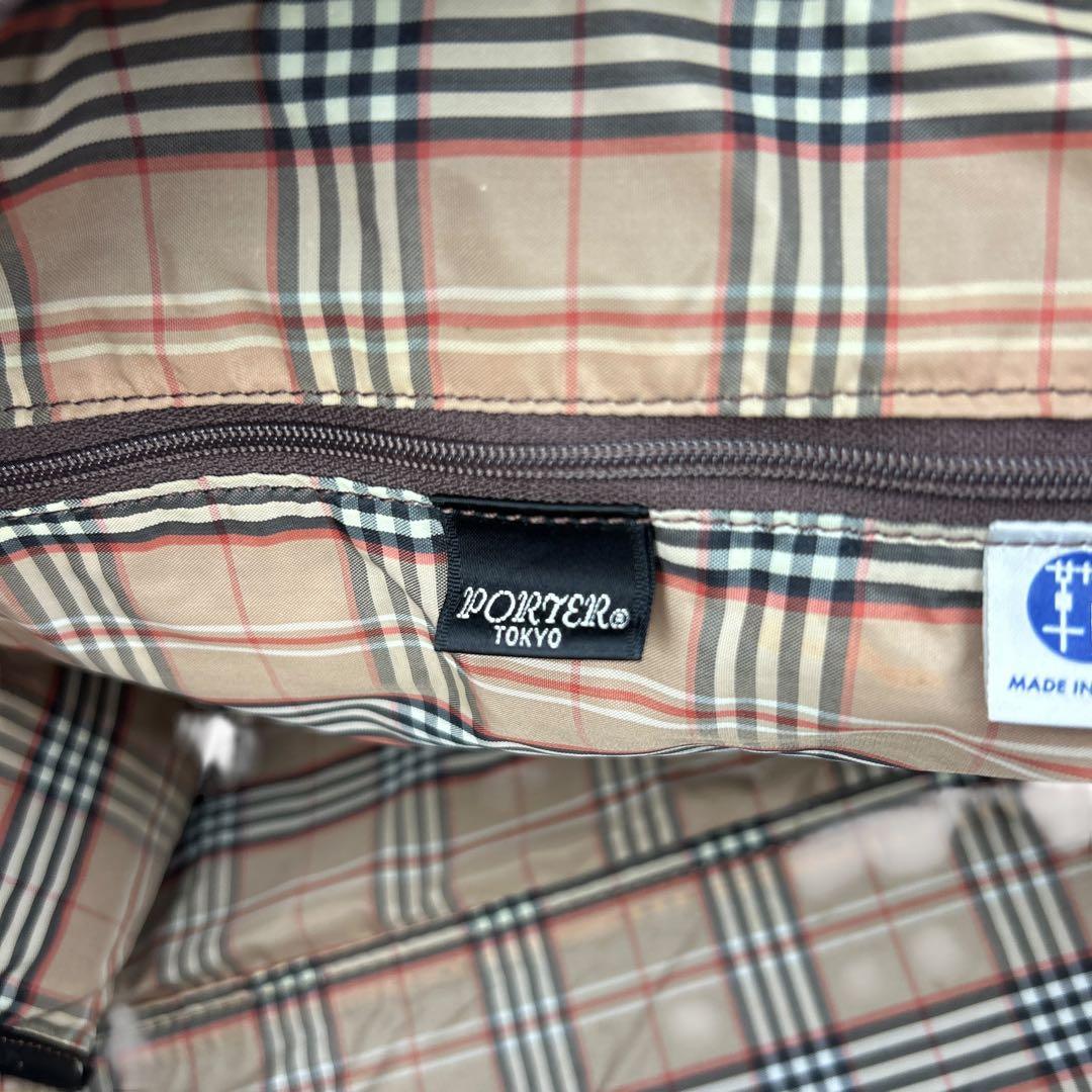 日本製 PORTER⭐︎ポーター レザーボストンバッグ ショルダー 2WAY 本革