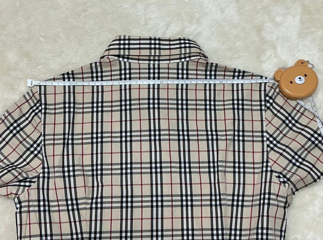 BURBERRY チェック柄 半袖ワンピース