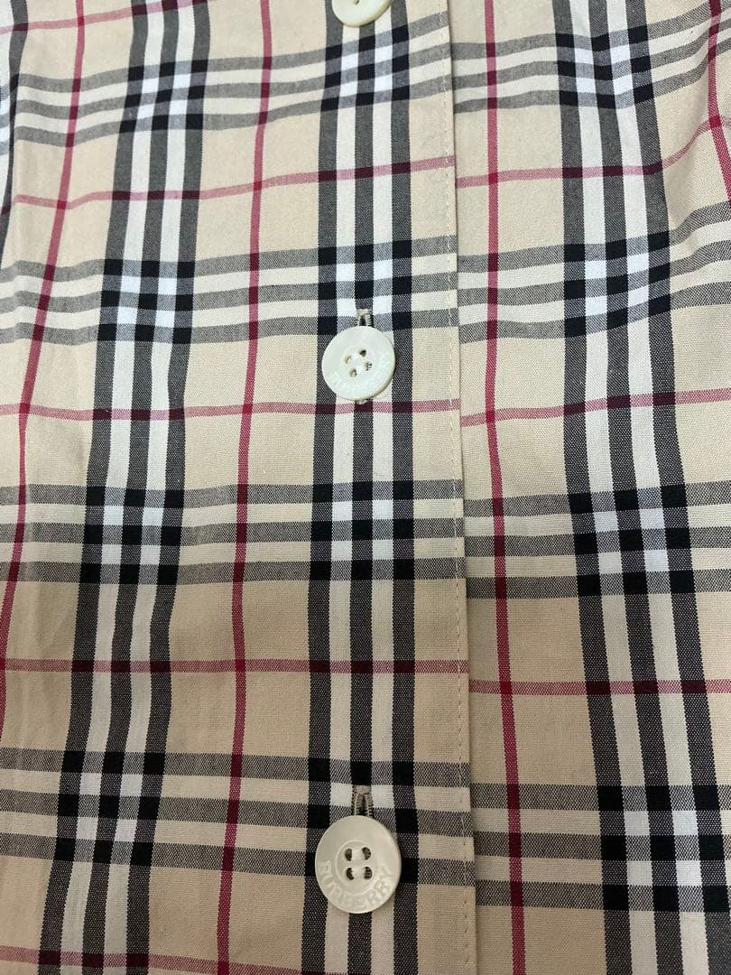 BURBERRY チェック柄 半袖ワンピース