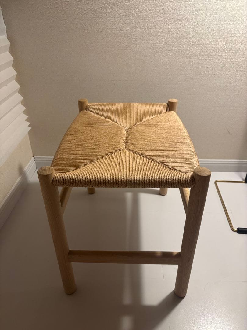 【美品】CH53 スツール オーク材 ソープ仕上げ / カール・ハンセン＆サン
