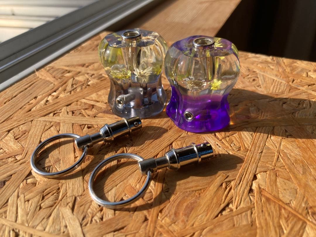 tさま　リクエスト品　水中花　キーグリップ　2点　クイックリリース