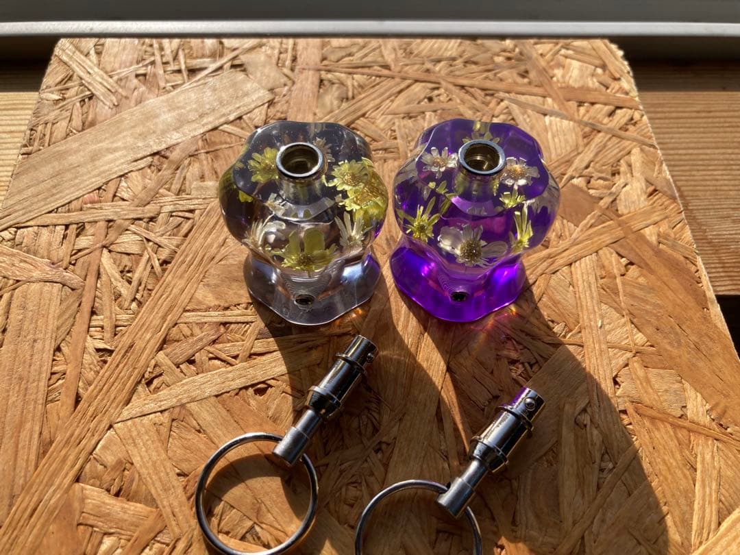 tさま　リクエスト品　水中花　キーグリップ　2点　クイックリリース