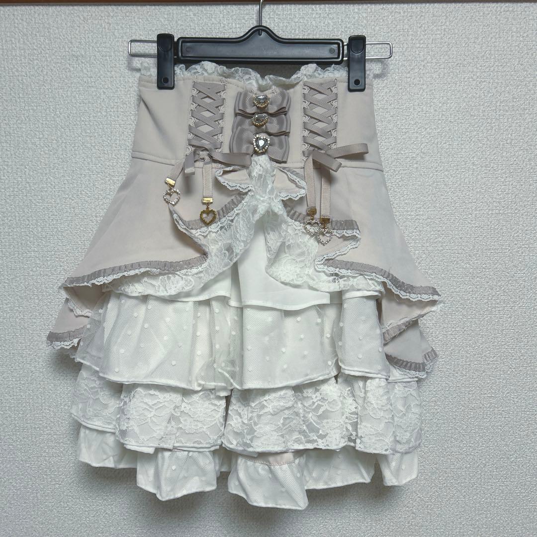 LIZLISA リズリサ フロントカシュクールスカート