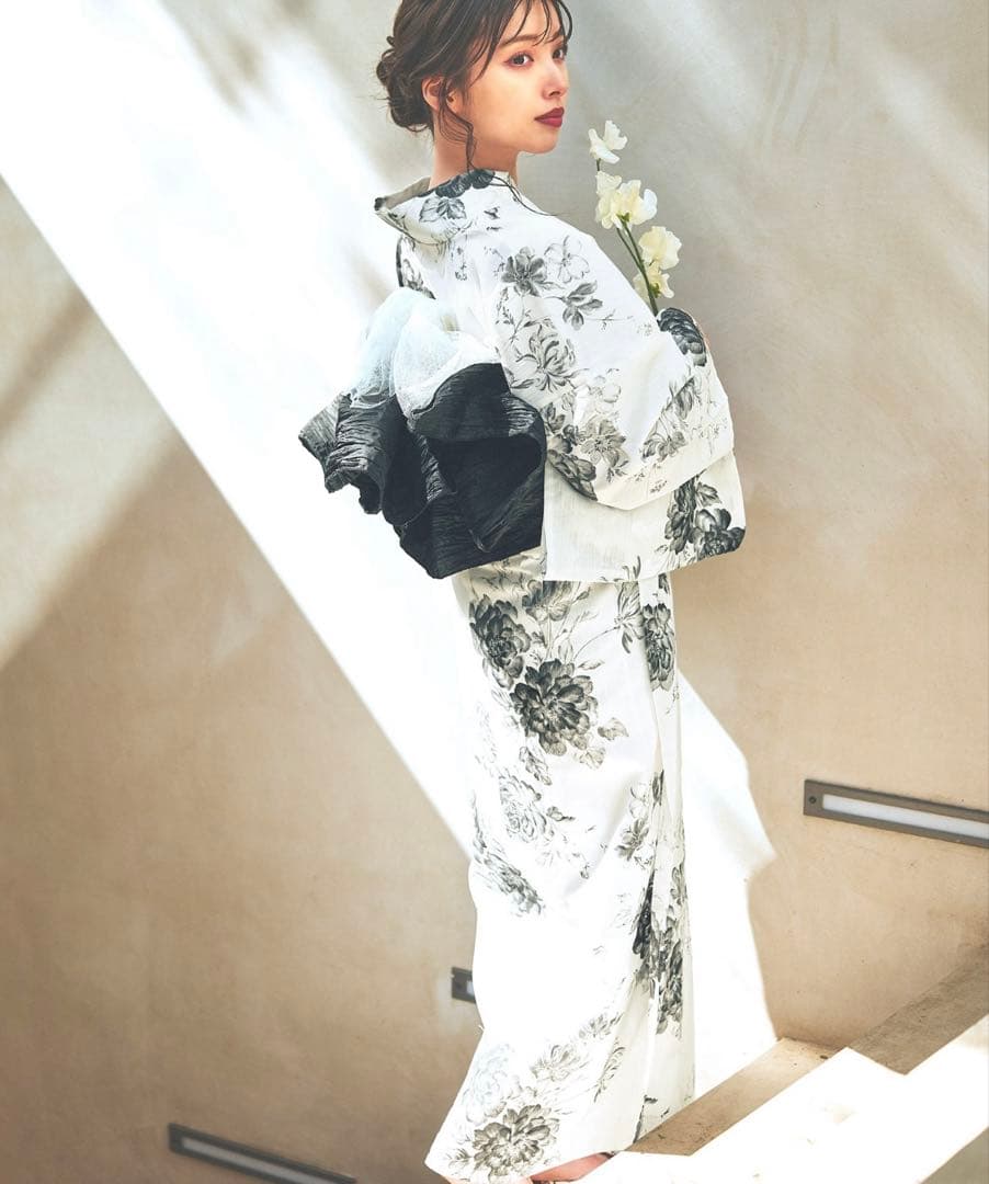 dita ディータ 水彩の十六夜色 浴衣 セット