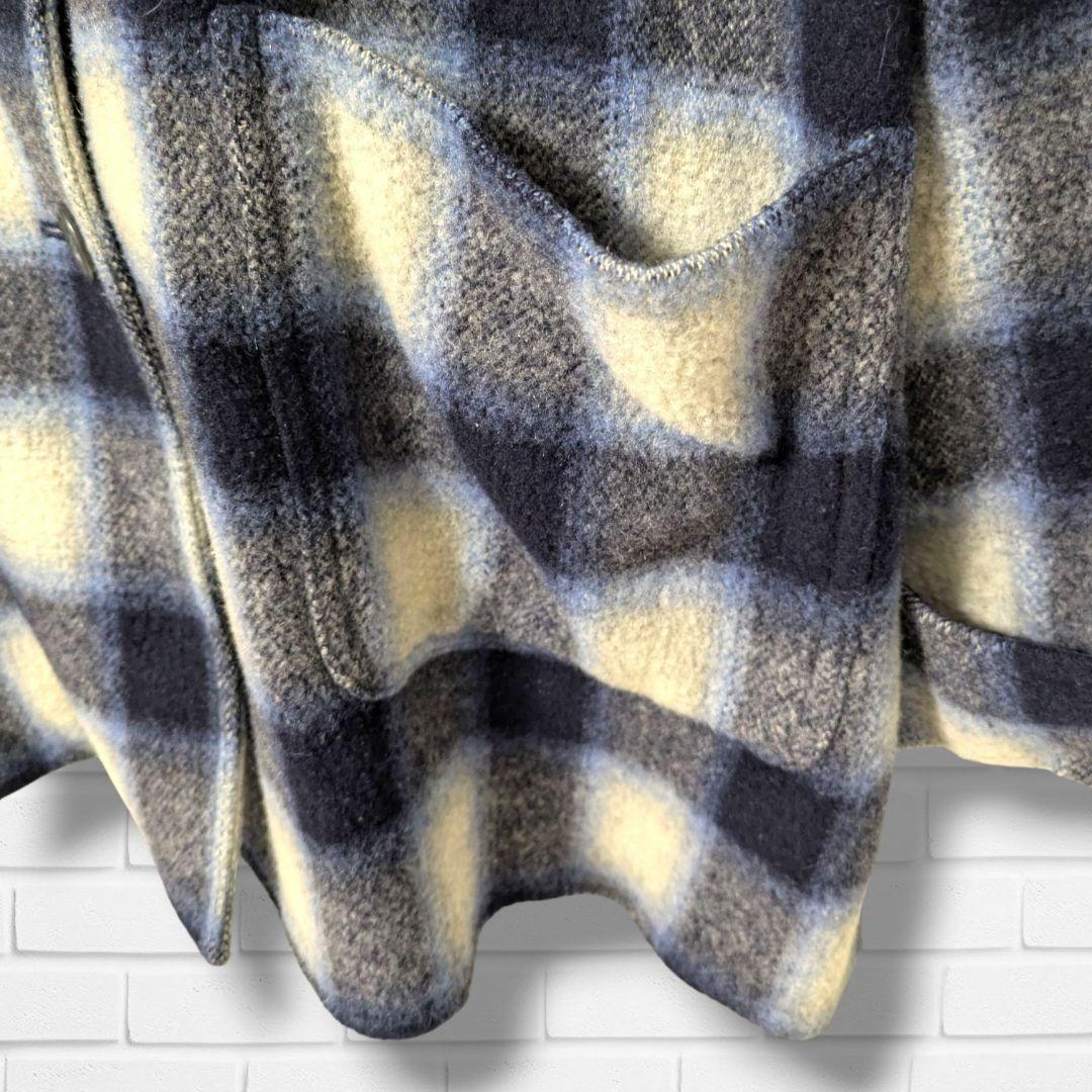 フェンディシメ オンブレチェック ジャケット オーバーサイズ M