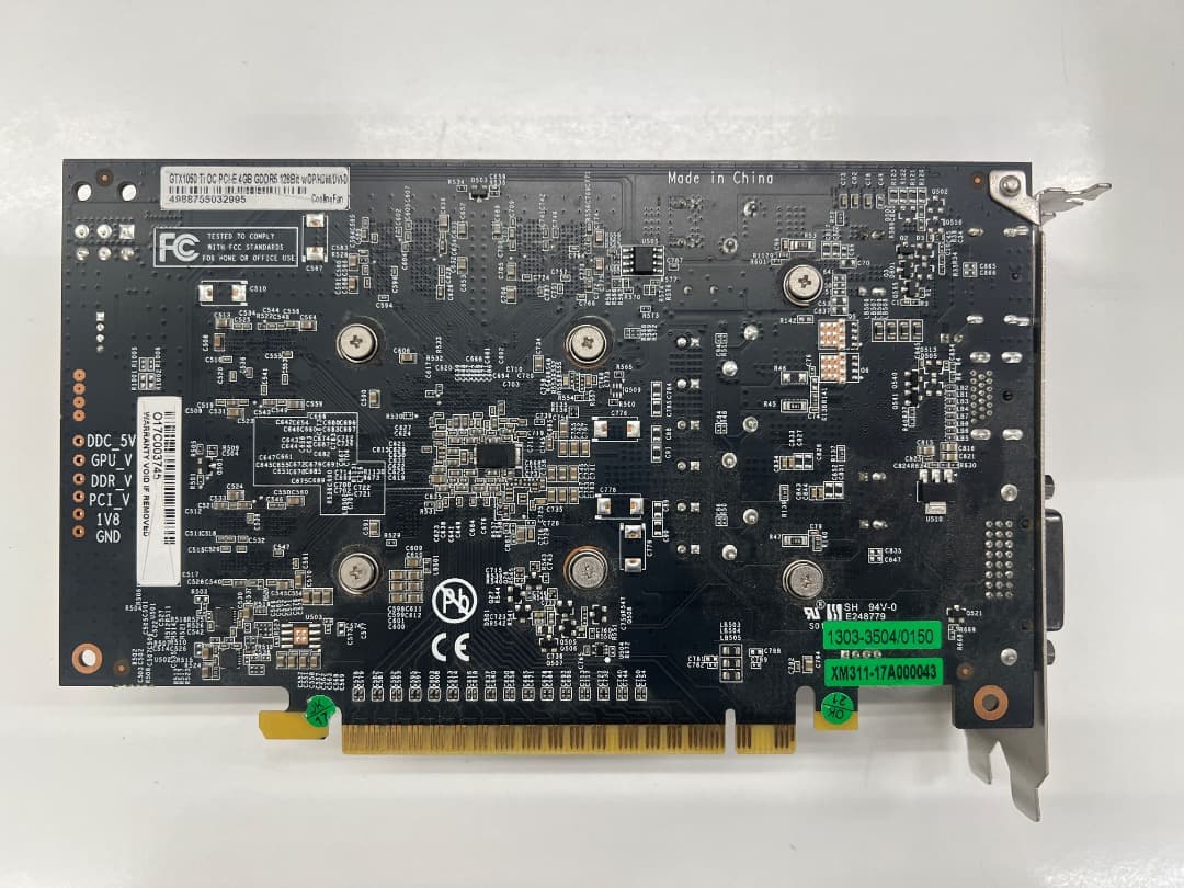 玄人志向NVIDIA GeForce GTX 1050 Ti OC本体