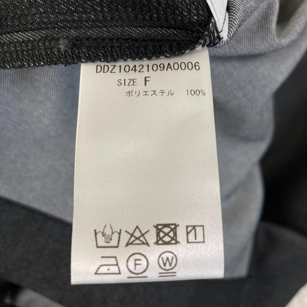 美品　DOUDOU　ドゥドゥ　JAPANデニム　タンクワンピース　ブラック　F