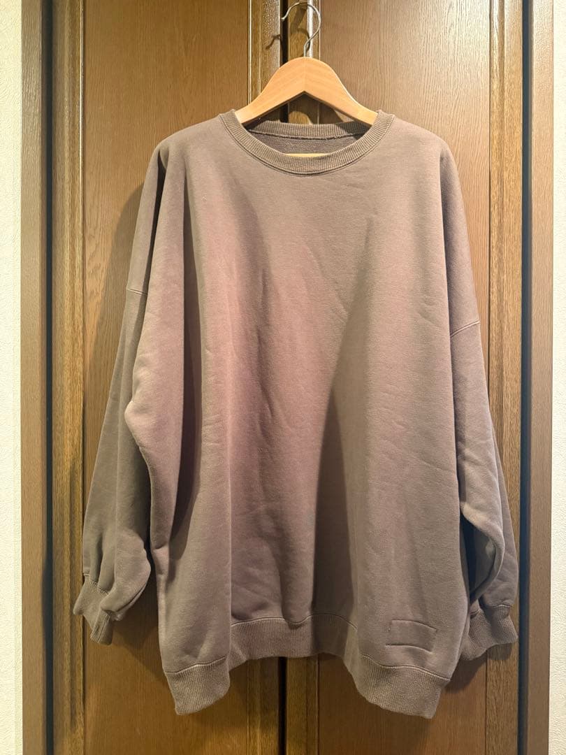 Curensology＆RC フレンチテリービッグトレーナー♢カーキ