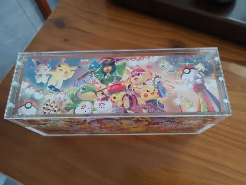 ポケモンカードBOX用 アクリル保護ケース3セット トウホク ヒロシマ フクオカ