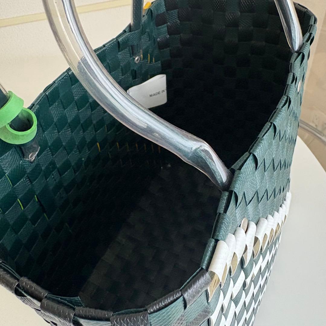 MARNI MARKET かごバッグ グリーン
