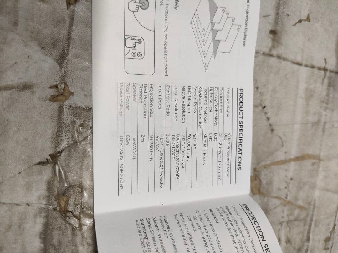 ◎7/1225m19 XIDU プロジェクター