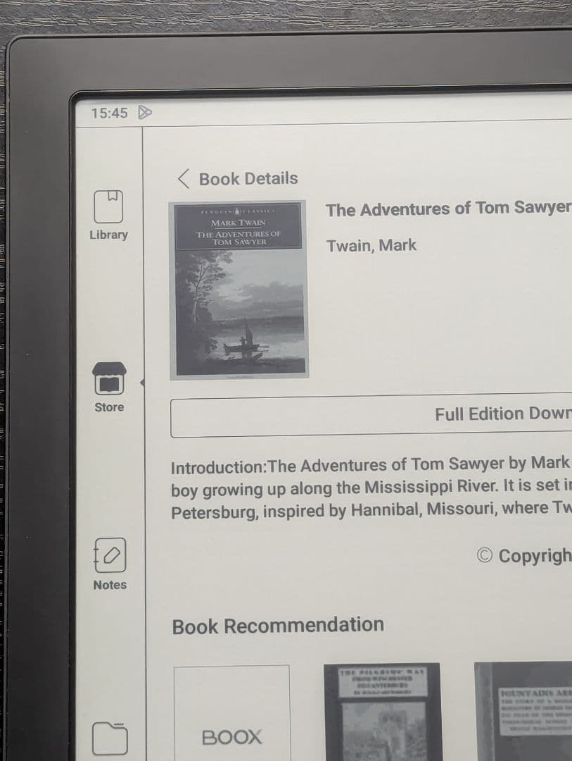 BOOX MAX2 電子書籍リーダー13.3インチ(~A4)