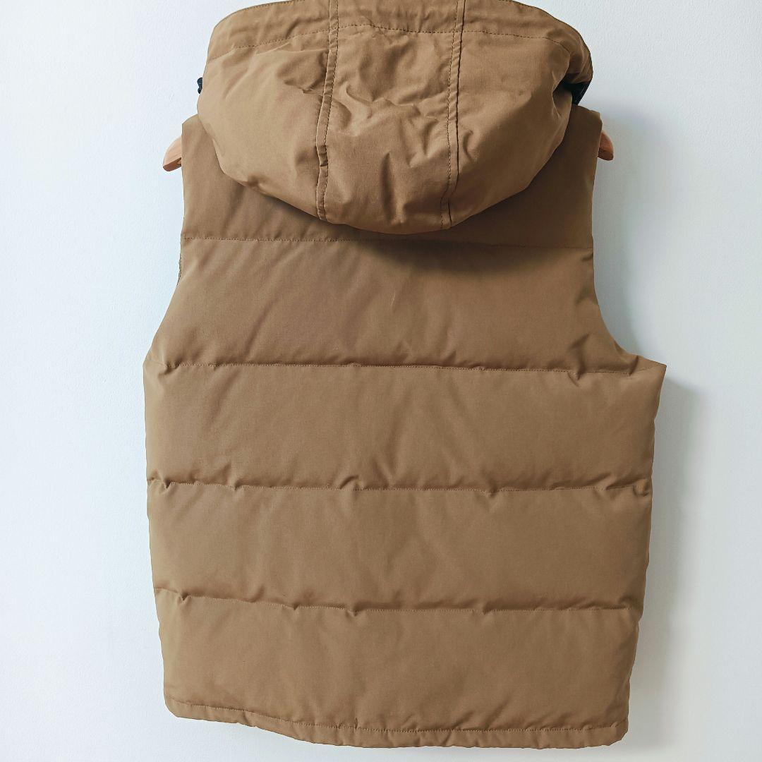 【美品】DANTON ダウンベスト キャメル ダントン メンズ 38