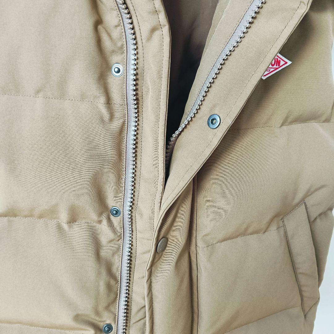 【美品】DANTON ダウンベスト キャメル ダントン メンズ 38