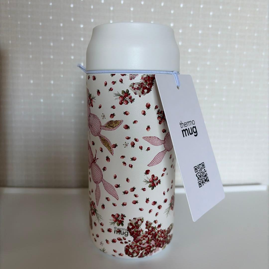 ピンクハウス♡ギンガムウサギサーモマグ