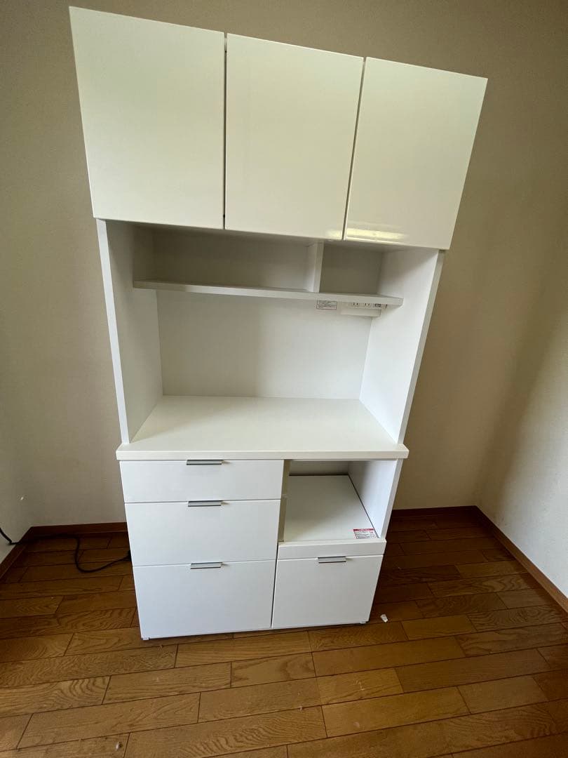 ✨美品✨ ニトリ キッチンボード エトナ 105KB WH/SI