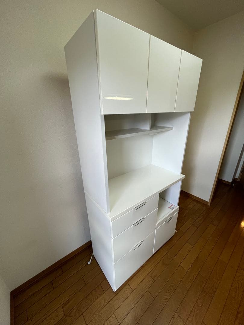 ✨美品✨ ニトリ キッチンボード エトナ 105KB WH/SI