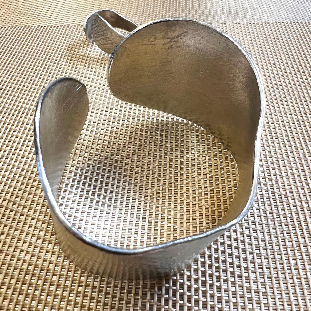 玉*菊様 即購入歓迎　元ミキモト錫作家　バングル　リングセット