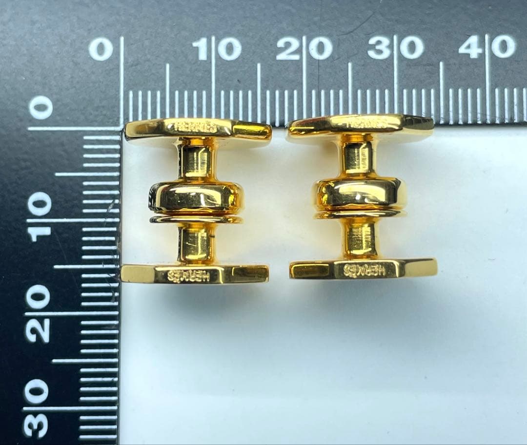 HERMES(エルメス) カフリンクス ブルーニョイGP リザード