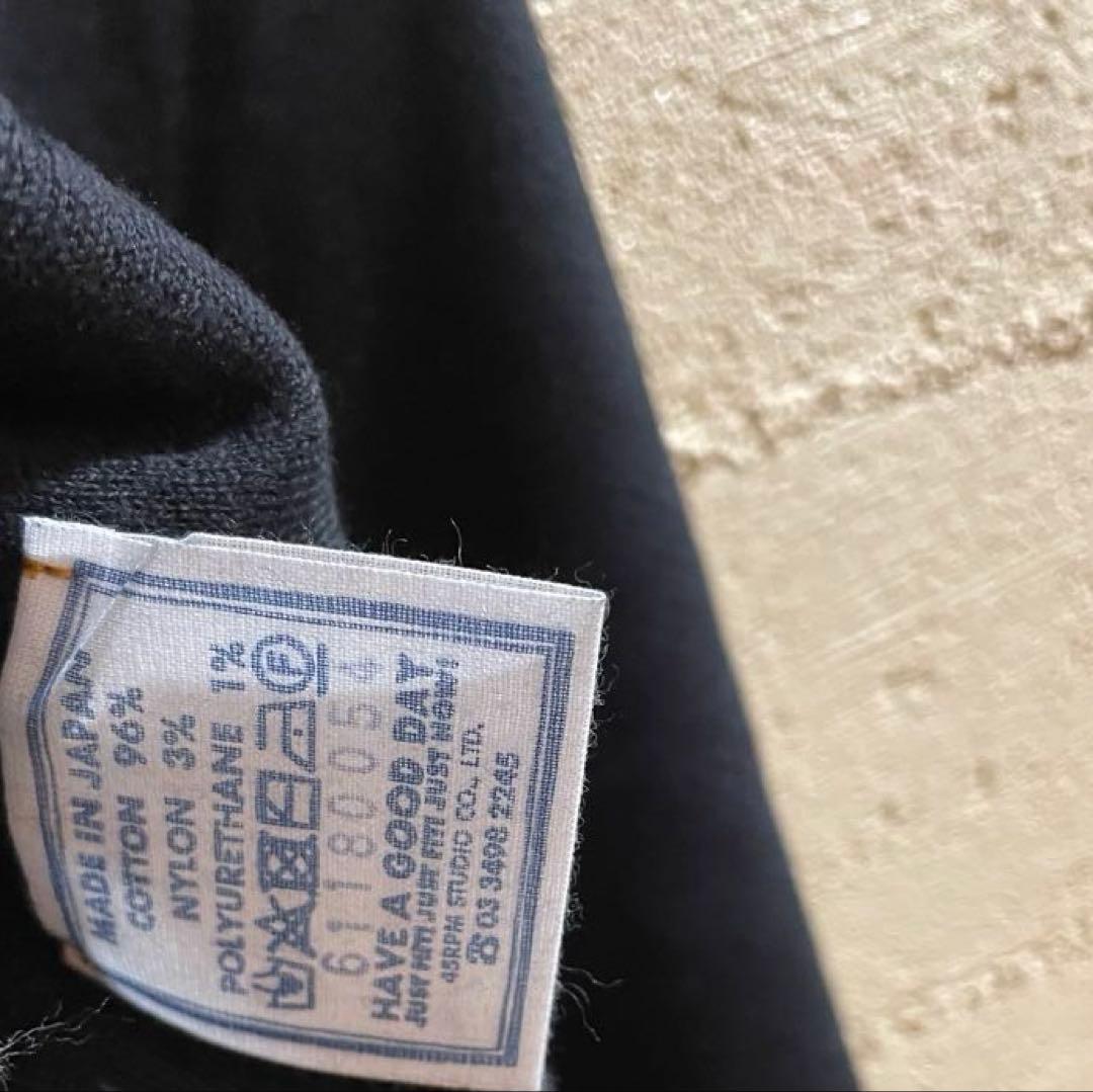 新品未使用45R 上質スムースのチュニック柔らかゆったり44000円黒完売品