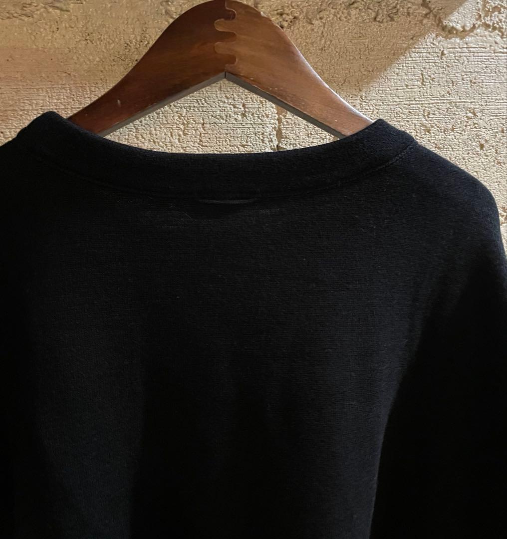 新品未使用45R 上質スムースのチュニック柔らかゆったり44000円黒完売品