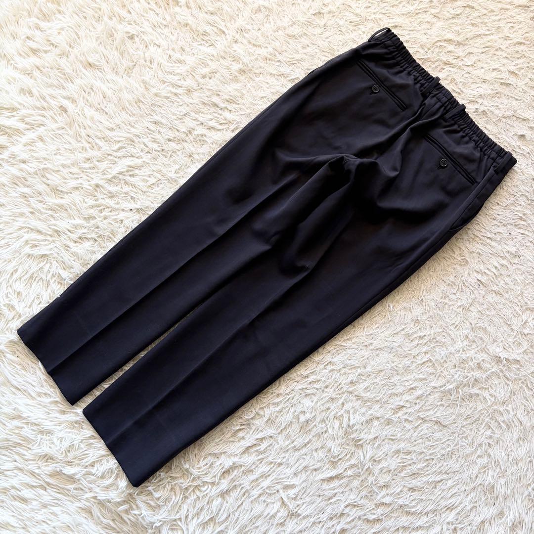 <23AW>LARDINI easy wear新ロゴ ネイビー ウールスーツ46