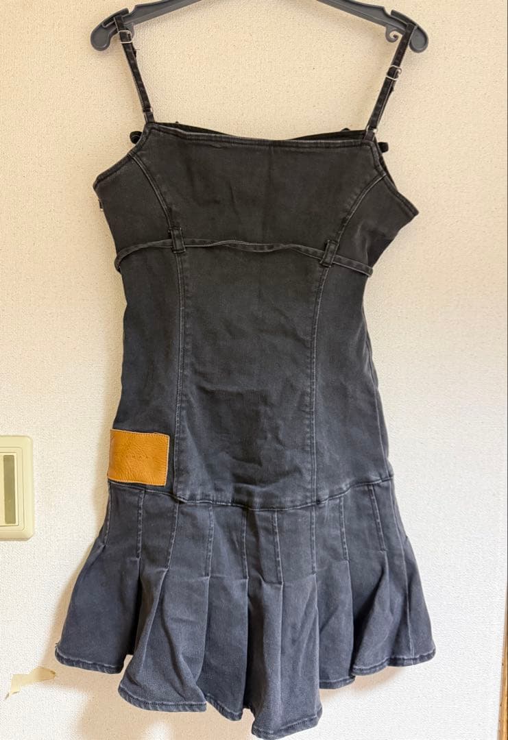 【10/9まで】　andmary Bonnie denim mini dress