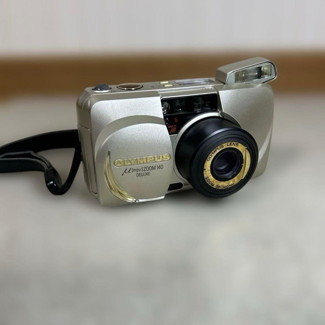 【美品•動作確認ＯＫ】OLYMPUS μ ZOOM 140 DELUXE