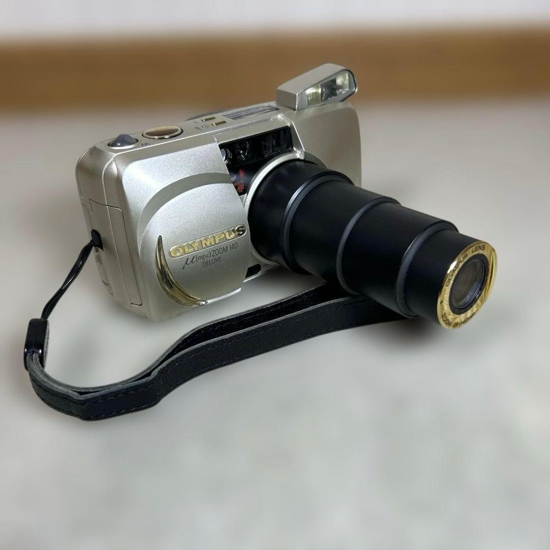 【美品•動作確認ＯＫ】OLYMPUS μ ZOOM 140 DELUXE
