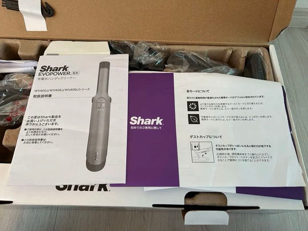 Shark EVOPOWER WV406JGG ハンディクリーナー付属品新品