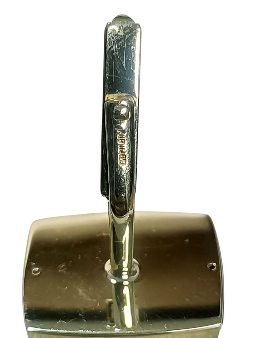 585 14金メッキ✨カフス ゴールドスウィヴル式 直線 スティック T字留め具