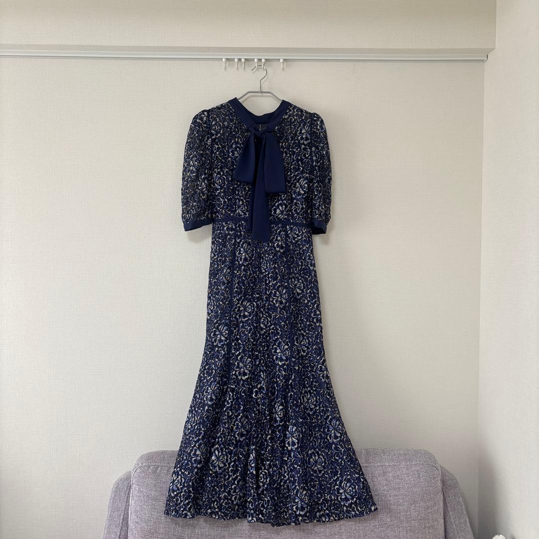 Mystrada シャンブレーレースマーメイドドレス Sサイズ