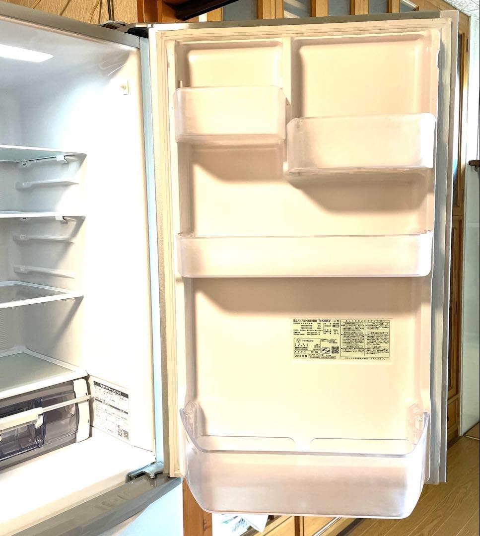 R-K370EV日立ノンフロン冷凍冷蔵庫 315L