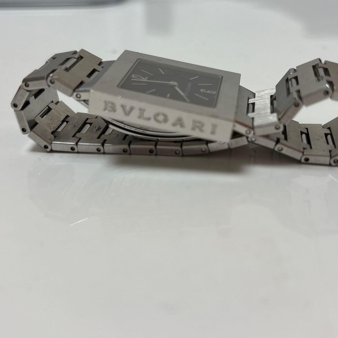 BVLGARI シルバー スクエア型 時計