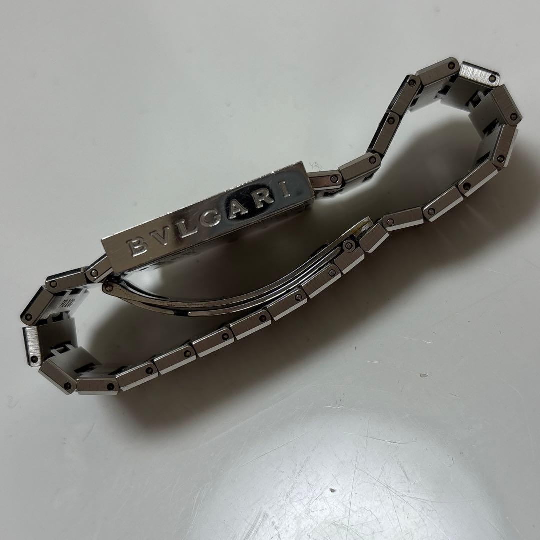 BVLGARI シルバー スクエア型 時計