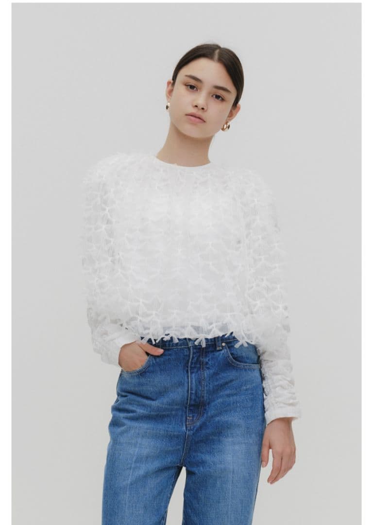 c*o様 【yori】リボンチュールジレ 2025S/S shirocon ヨリ