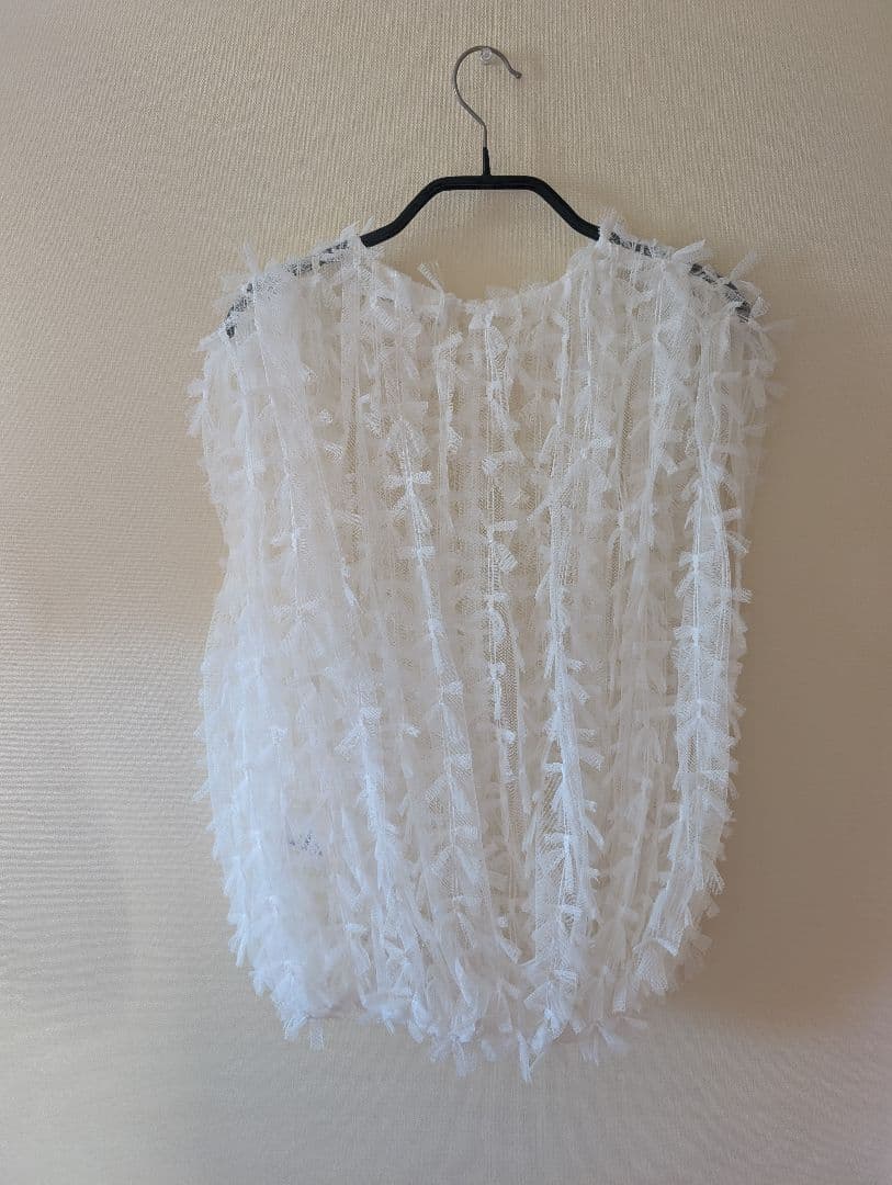 c*o様 【yori】リボンチュールジレ 2025S/S shirocon ヨリ