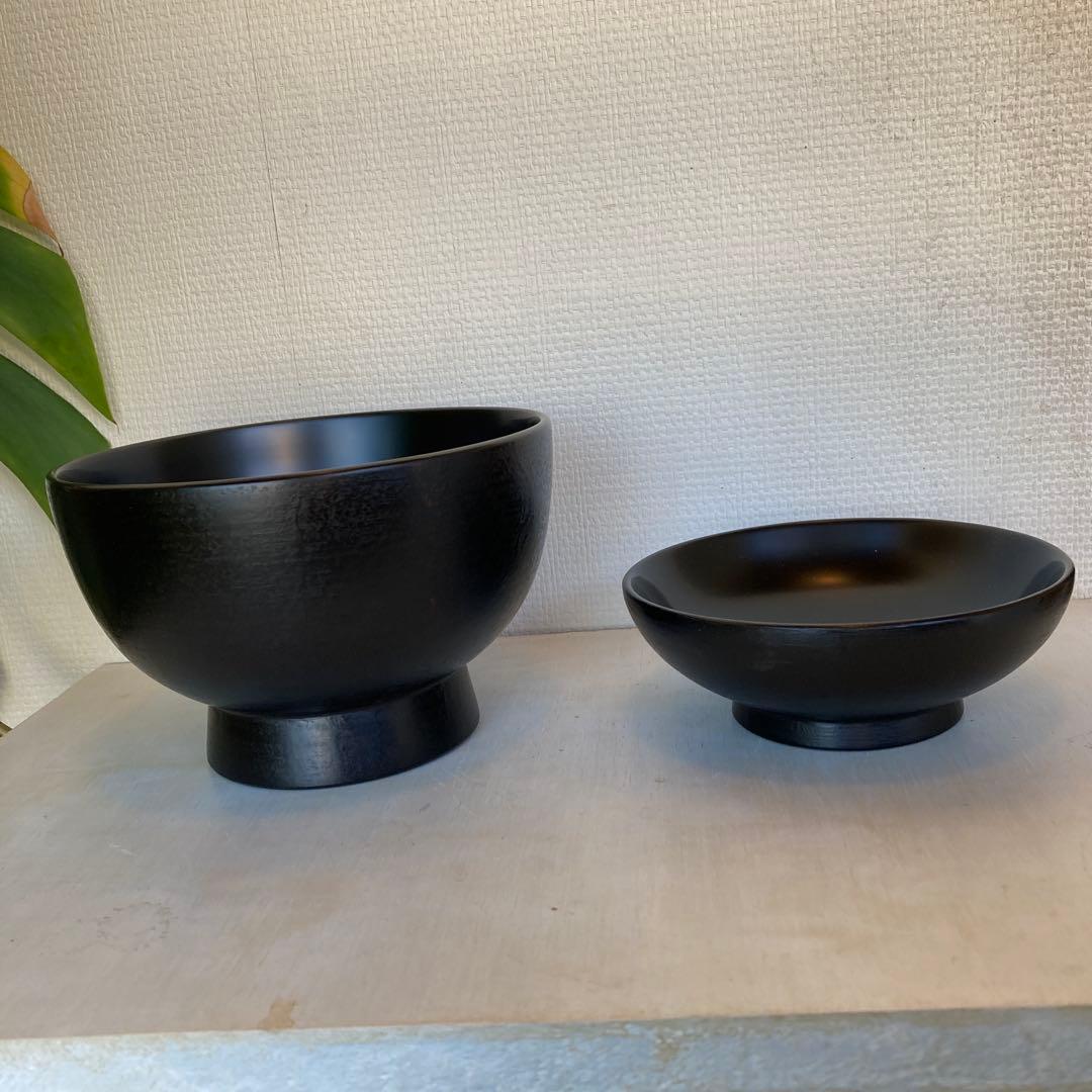 赤木明登　漆器　黒　三つ椀　二つ椀　検　角偉三郎　内田鋼一　定価66000円