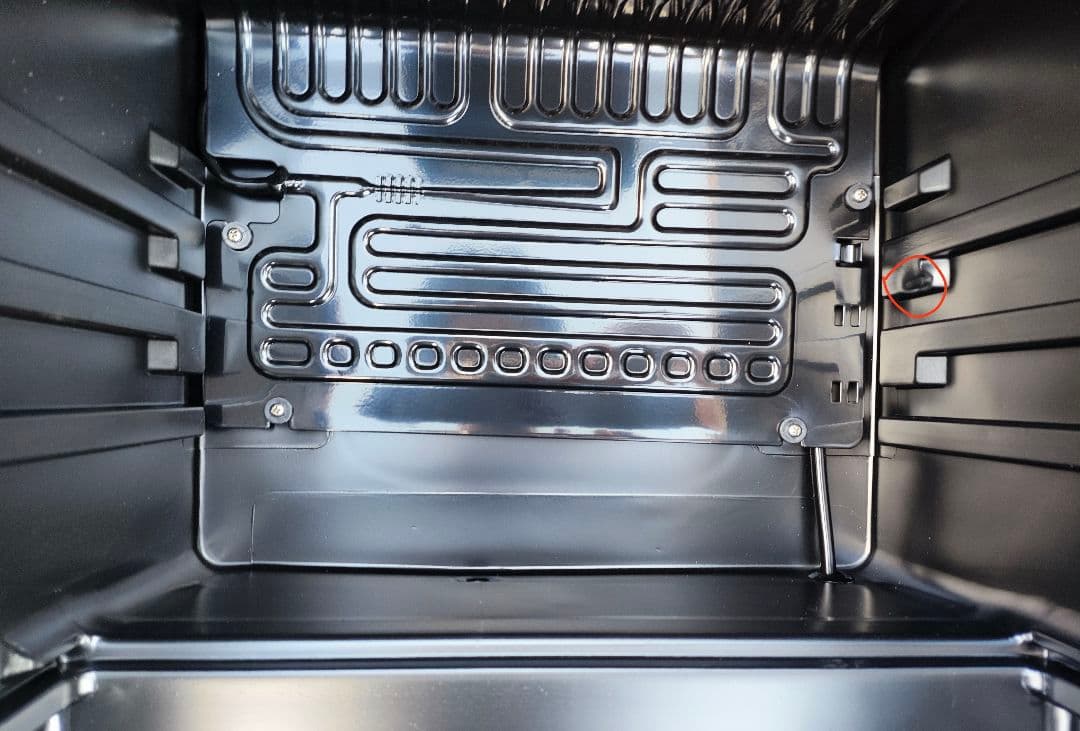 Shelddi 48L小型冷蔵庫 コンプレッサー式 静音 ガラスドア ブラック