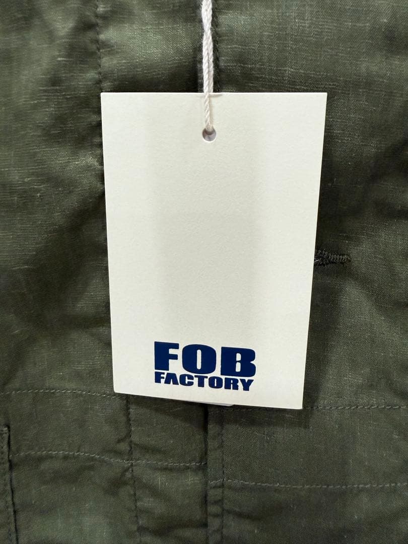 【新品】FOB FACTORY ホスピタルジャケット サイズ3 オリーブグリーン
