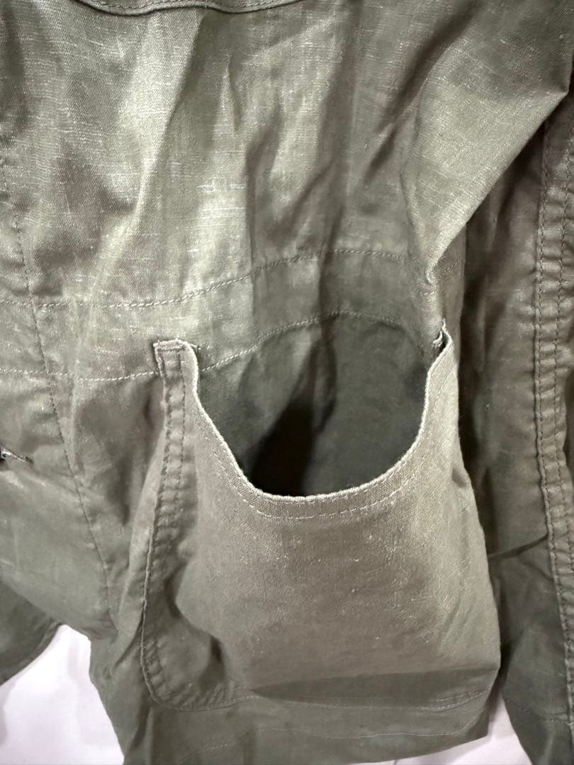 【新品】FOB FACTORY ホスピタルジャケット サイズ3 オリーブグリーン